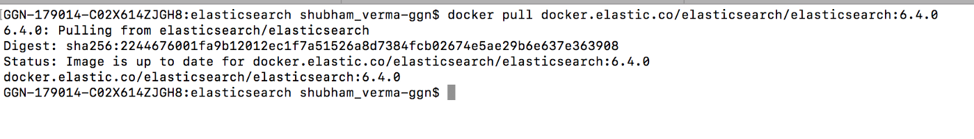 docker for mac elasticsearch